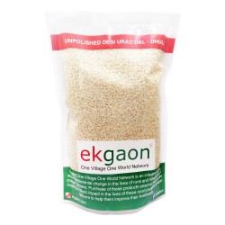 Unpolished Desi Urad Dal - Dhuli (Split & washed Black Gram)500Gms