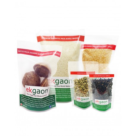 Pongal Combo (Premium Aromatic Rice 1kg , Moong Dal 500g , Black Pepper 50g , Cardamom - Eliachi 50g , Dates Palm Jaggery)500g