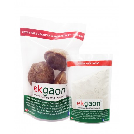 Natural Sweeteners (Dates Palm sugar 250g, Dates Palm Jaggery 500g)